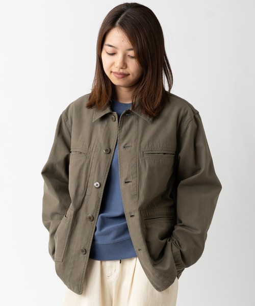 美品　ＸＬ　ジムマスター　デニムブルゾン ジムマスター gym master 10oz ストレッチ デニム ロングシャツ