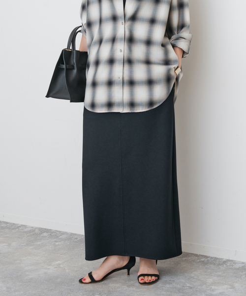 人気色◆定価 16500円◆Spick＆Span◆レーヨンアサハギフレアスカート Spick & Span（スピックアンドスパン）の「レーヨンアサハギ