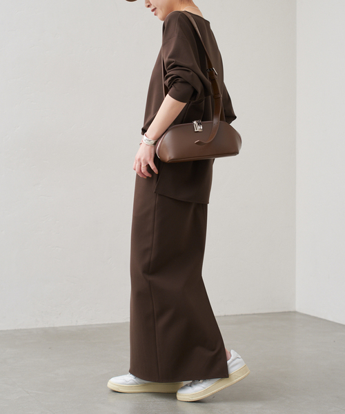 セール】ソフトポンチIラインスカート（スカート）｜Spick & Span