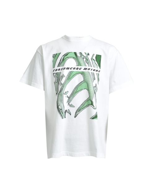FORSOMEONE(フォーサムワン)の「MOTORS TEE(Tシャツ/カットソー・メンズ・ホワイト・48)」の5枚目の写真
