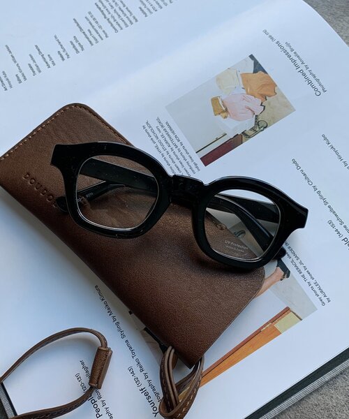 DouDou（ドゥドゥ）の「太フレームサングラス＋ケースセット（サングラス・レディース・ブラウン/ダークブラウン/ブラック・FREE）」の7枚目の写真