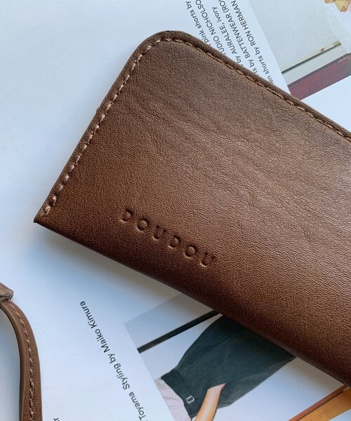 DouDou（ドゥドゥ）の「太フレームサングラス＋ケースセット（サングラス・レディース・ブラウン/ダークブラウン/ブラック・FREE）」の13枚目の写真