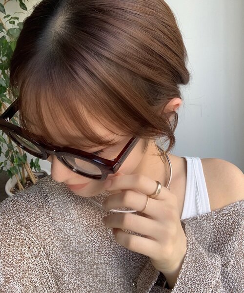 DouDou（ドゥドゥ）の「太フレームサングラス＋ケースセット（サングラス・レディース・ブラウン/ダークブラウン/ブラック・FREE）」の18枚目の写真