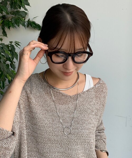 DouDou（ドゥドゥ）の「太フレームサングラス＋ケースセット（サングラス・レディース・ブラウン/ダークブラウン/ブラック・FREE）」の20枚目の写真