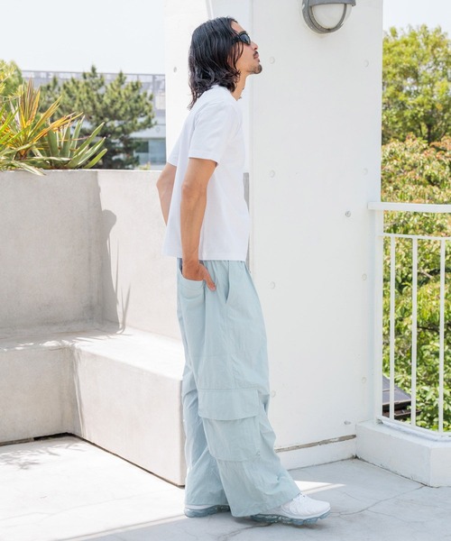 HEREIAM(ヘレイアム)の「【HEREIAM MEN】撥水/通気/防風/静電防止/Breath カーゴパンツ(その他パンツ・メンズ・ライトブルー/ブラック・M-L/S-M)」の17枚目の写真