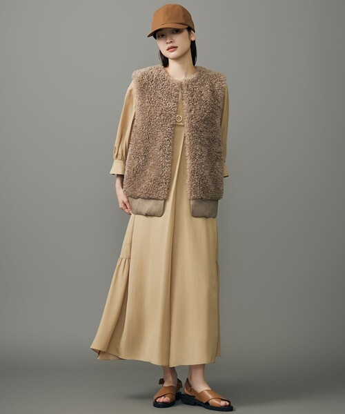 セール】ソフトシルクビエラ ワンピース（ワンピース）｜自由区