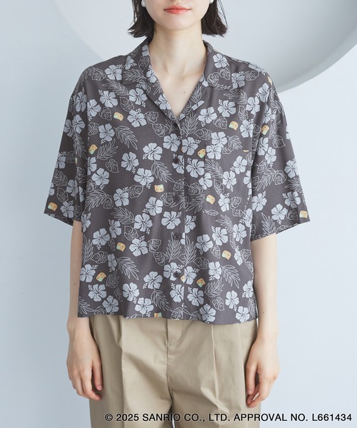 ハローキティコラボ（ハローキティコラボ）の「【ROPE' PICNIC×ハローキティ コラボ】日焼けハローキティ アソートシャツ（シャツ/ブラウス・レディース・スミクロ/キナリ・FREE）」の19枚目の写真