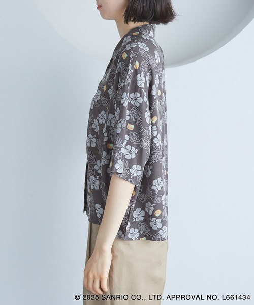 ハローキティコラボ（ハローキティコラボ）の「【ROPE' PICNIC×ハローキティ コラボ】日焼けハローキティ アソートシャツ（シャツ/ブラウス・レディース・スミクロ/キナリ・FREE）」の18枚目の写真