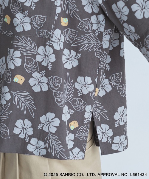 ハローキティコラボ（ハローキティコラボ）の「【ROPE' PICNIC×ハローキティ コラボ】日焼けハローキティ アソートシャツ（シャツ/ブラウス・レディース・スミクロ/キナリ・FREE）」の13枚目の写真