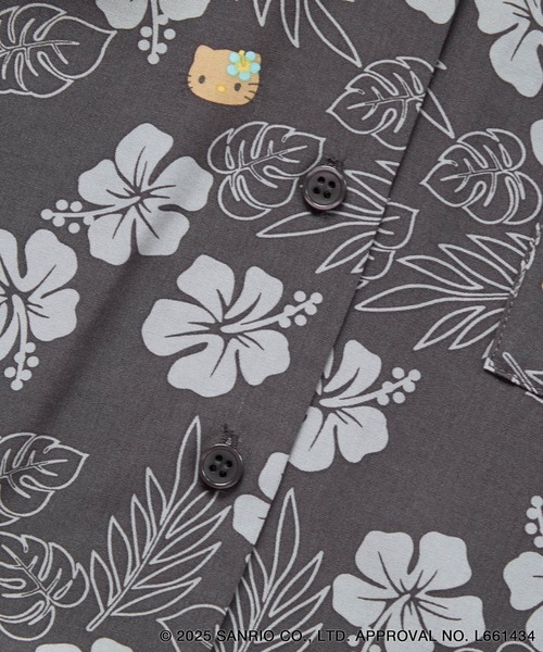 ハローキティコラボ（ハローキティコラボ）の「【ROPE' PICNIC×ハローキティ コラボ】日焼けハローキティ アソートシャツ（シャツ/ブラウス・レディース・スミクロ/キナリ・FREE）」の12枚目の写真