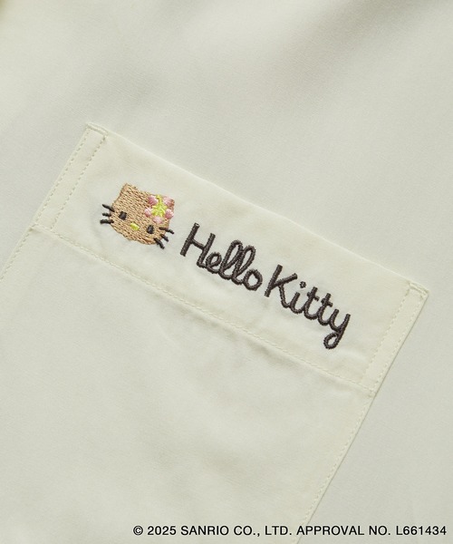 ハローキティコラボ（ハローキティコラボ）の「【ROPE' PICNIC×ハローキティ コラボ】日焼けハローキティ アソートシャツ（シャツ/ブラウス・レディース・スミクロ/キナリ・FREE）」の9枚目の写真
