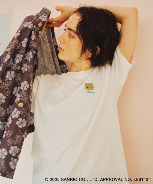 ROPE' PICNIC ハローキティ　アソートTシャツ　日焼けキティ ROPÉ PICNIC(ロペピクニック) / 【ROPE' PICNIC×ハローキティ