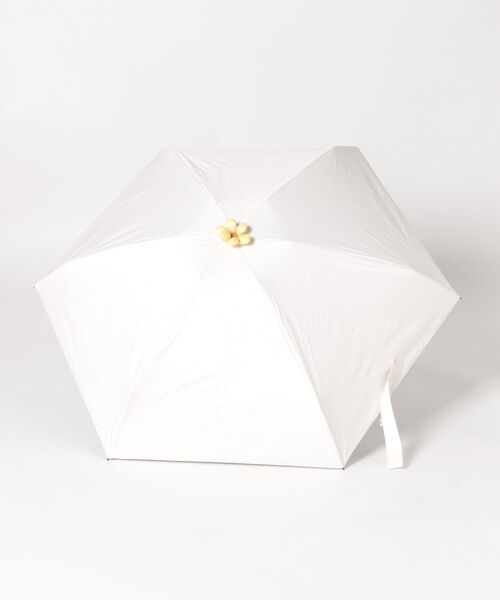 collex（コレックス）の「RAIN 晴雨兼用　無地　ミニ傘（折りたたみ傘・レディース・アイボリー/グレー・フリー）」の14枚目の写真