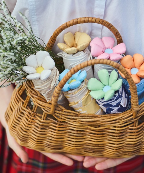 collex（コレックス）の「RAIN 晴雨兼用　無地　ミニ傘（折りたたみ傘・レディース・アイボリー/グレー・フリー）」の4枚目の写真