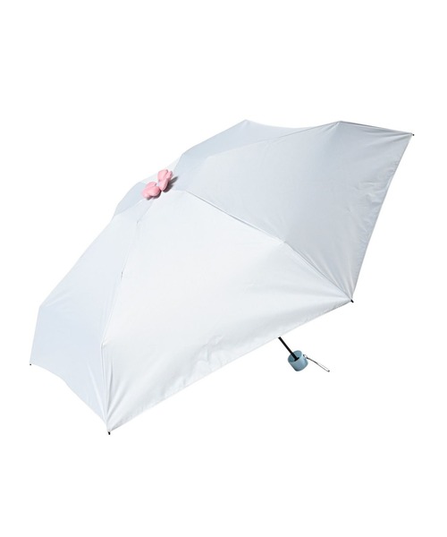 collex（コレックス）の「RAIN 晴雨兼用　無地　ミニ傘（折りたたみ傘・レディース・アイボリー/グレー・フリー）」の11枚目の写真