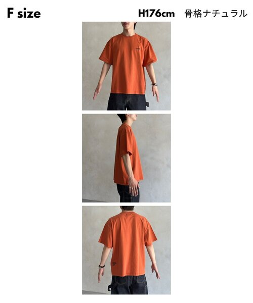 CPCM（シーピーシーエム）の「CPCM1ポイント刺繍T（Tシャツ/カットソー・レディース・ホワイト/ブラック/ネイビー/オレンジ・FREE）」の21枚目の写真