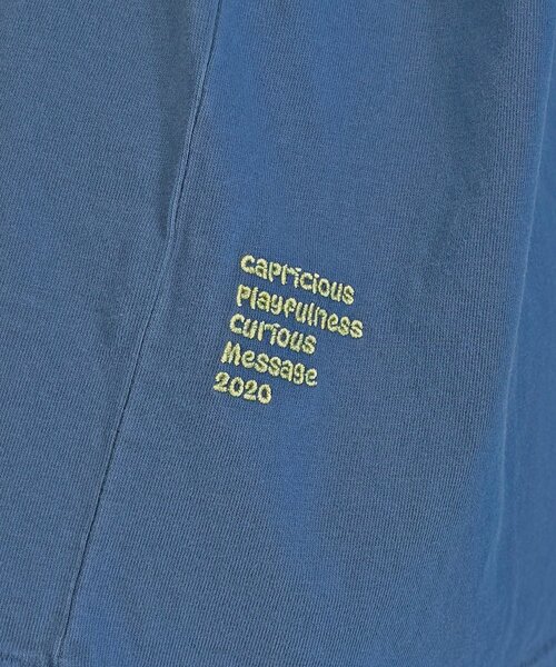 CPCM（シーピーシーエム）の「CPCM1ポイント刺繍T（Tシャツ/カットソー・レディース・ホワイト/ブラック/ネイビー/オレンジ・FREE）」の7枚目の写真
