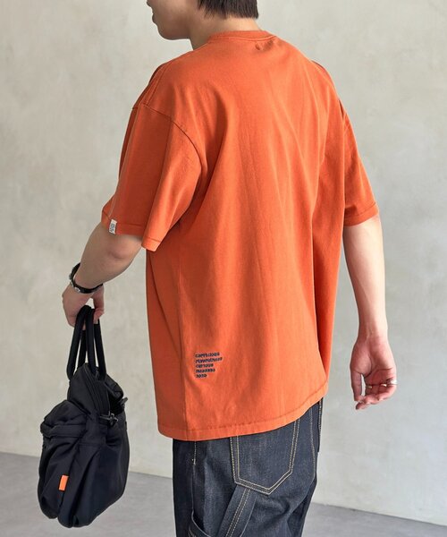 CPCM（シーピーシーエム）の「CPCM1ポイント刺繍T（Tシャツ/カットソー・レディース・ホワイト/ブラック/ネイビー/オレンジ・FREE）」の10枚目の写真