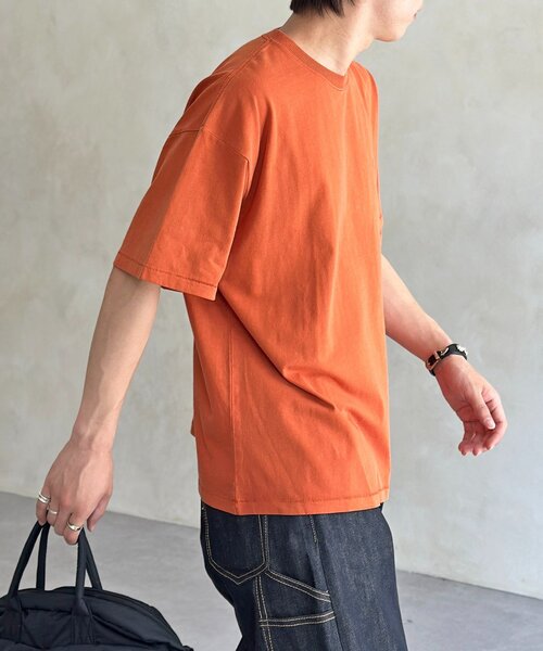 CPCM（シーピーシーエム）の「CPCM1ポイント刺繍T（Tシャツ/カットソー・レディース・ホワイト/ブラック/ネイビー/オレンジ・FREE）」の12枚目の写真