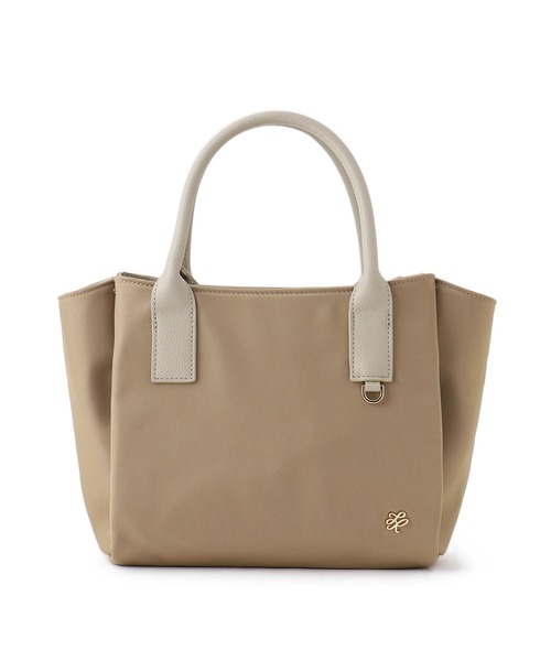 ROPE' PICNIC(ロペピクニック)の「【撥水加工・2WAY】ナイロンコンビミドルトートバッグ(トートバッグ・レディース・ベージュ/ブルー系その他/チャコールグレー・FREE)」の5枚目の写真