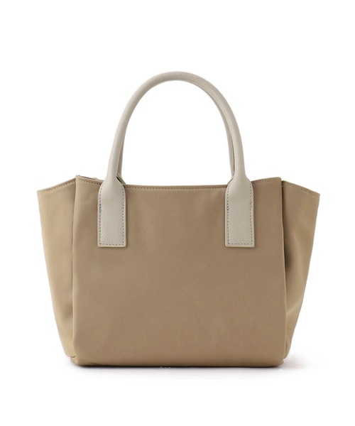 ROPE' PICNIC(ロペピクニック)の「【撥水加工・2WAY】ナイロンコンビミドルトートバッグ(トートバッグ・レディース・ベージュ/ブルー系その他/チャコールグレー・FREE)」の7枚目の写真