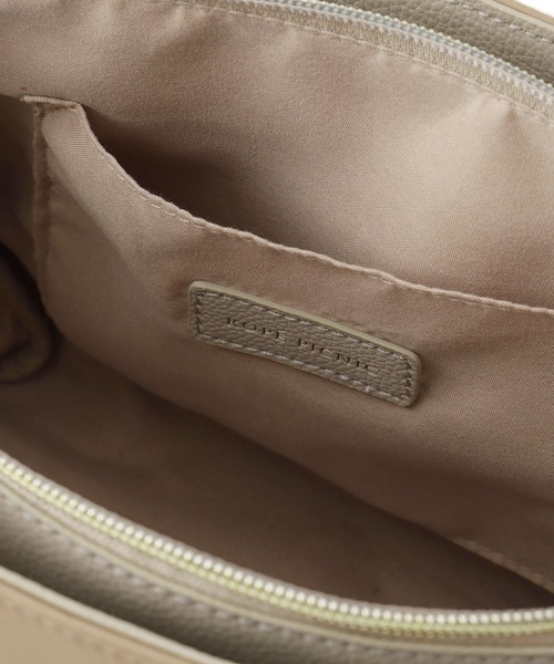 ROPE' PICNIC(ロペピクニック)の「【撥水加工・2WAY】ナイロンコンビミドルトートバッグ(トートバッグ・レディース・ベージュ/ブルー系その他/チャコールグレー・FREE)」の12枚目の写真