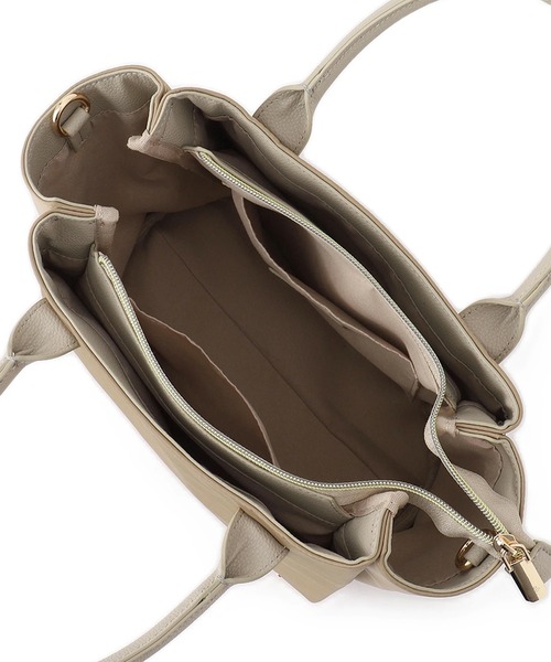 セール】【撥水加工・2WAY】ナイロンコンビミドルトートバッグ（トート