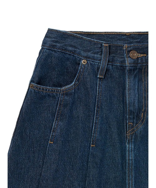 Levi's（リーバイス）の「Levi's/リーバイス PLEATED ミニスカート（デニムスカート・レディース・ダークインディゴブルー・23inch/24inch/25inch/26inch/27inch/28inch）」の10枚目の写真