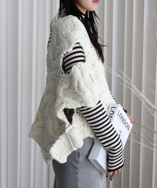 model：164cm. 着用サイズ：FREE