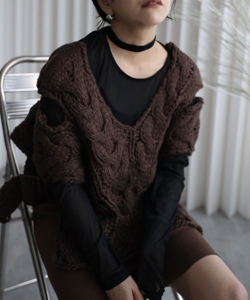 model：155cm. 着用サイズ：FREE