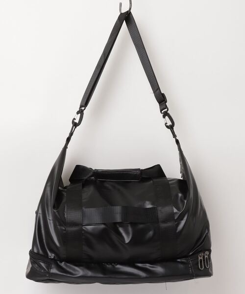 FUNALIVE（ファンアライブ）の「防水加工ラミネートコーティング大容量２ポケットボストンバッグ　トラベル＆ジム用（ボストンバッグ・メンズ・シルバー/ブラック/ライトグリーン/ピンク・FREE）」の17枚目の写真