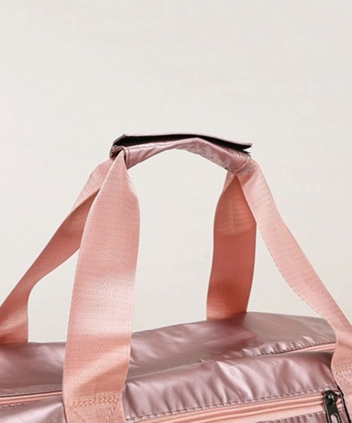 FUNALIVE（ファンアライブ）の「防水加工ラミネートコーティング大容量２ポケットボストンバッグ　トラベル＆ジム用（ボストンバッグ・メンズ・シルバー/ブラック/ライトグリーン/ピンク・FREE）」の16枚目の写真