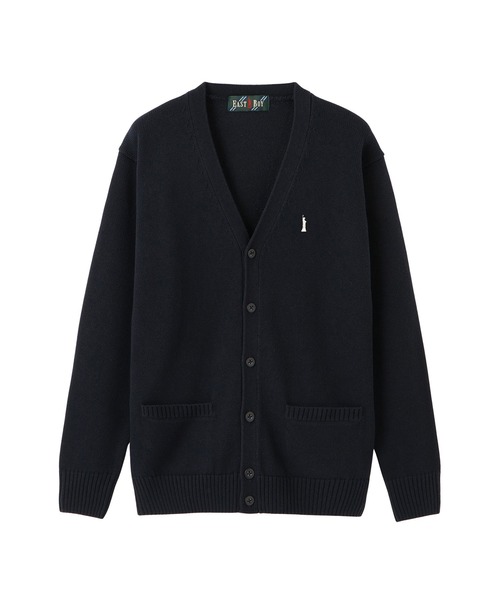 カーディガン 綿×裏暖プレーティング 7G バニラ女神 女子 制服 学生服