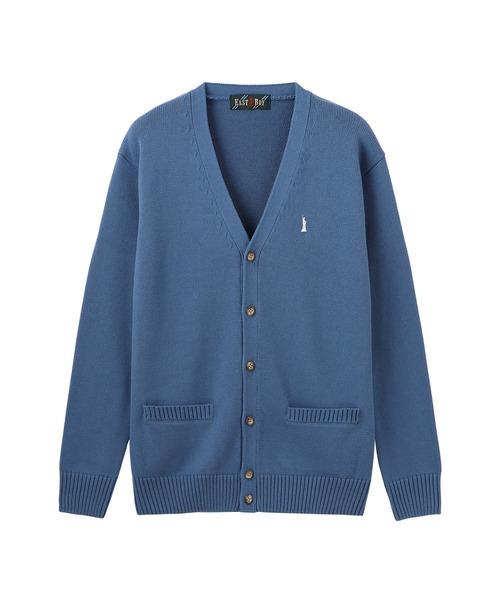 カーディガン 綿×裏暖プレーティング 7G バニラ女神 女子 制服 学生服