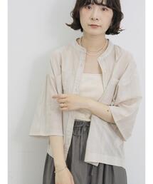 ◎シアーストライプシャツ