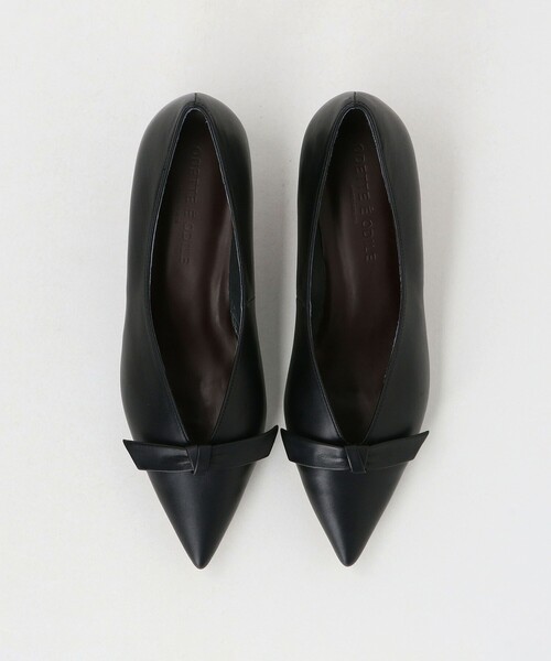 ODETTE E ODILE（オデットエオディール）の「ソフトVリボン パンプス40↓↑（パンプス・レディース・グレー系/ナチュラル/ブラック・22.5cm/24cm/23cm/23.5cm/25cm/22cm/24.5cm）」の16枚目の写真