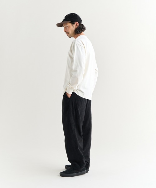 NANGA(ナンガ)の「NANGA×RYUJI KAMIYAMA L/S TEE(Tシャツ/カットソー・メンズ・グリーン/ホワイト/ブラック・L/M/S/XL)」の9枚目の写真