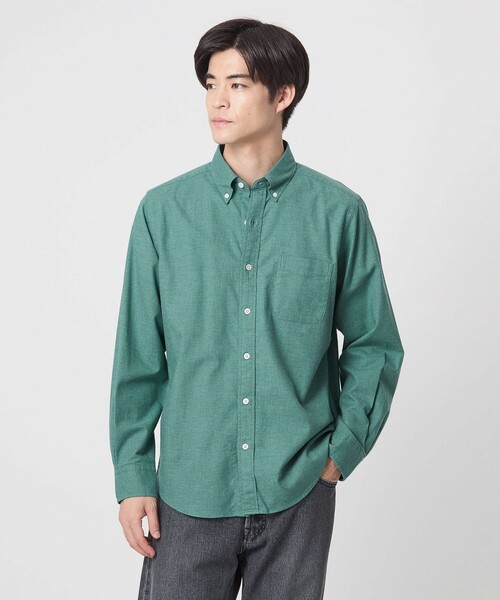 ナチュラルフィット ボタンダウン シャツ（シャツ/ブラウス）｜green