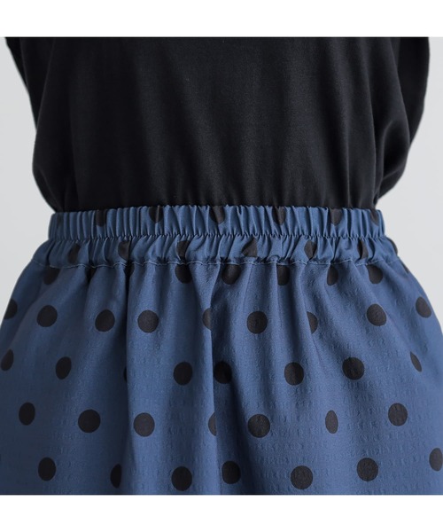 n'OrLABEL（ノアールレーベル）の「『ミニフリルドットナロースカート』（スカート・レディース・ブラック/ネイビー/グリーン・1/2）」の14枚目の写真