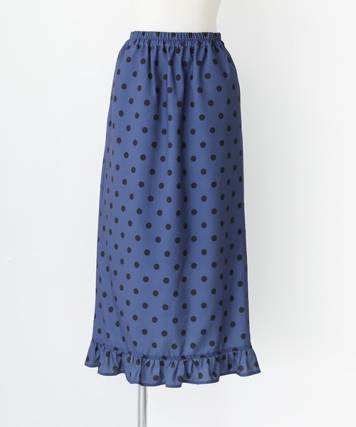 n'OrLABEL（ノアールレーベル）の「『ミニフリルドットナロースカート』（スカート・レディース・ブラック/ネイビー/グリーン・1/2）」の22枚目の写真