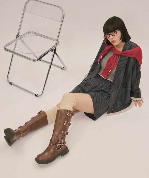 loin nuit（ロワンニュイ）の「frill layered design jacket