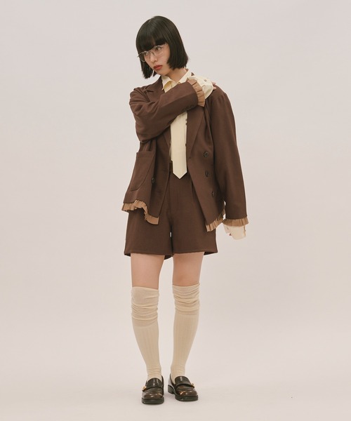 loin nuit（ロワンニュイ）の「frill layered design jacket