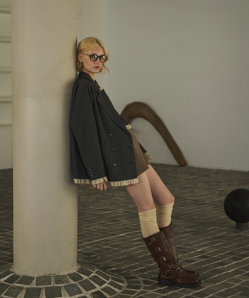 loin nuit（ロワンニュイ）の「frill layered design jacket