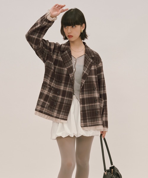 【SIIILON 】Twilight jacket フリル装飾　ジャケット SIIILON 】Twilight jacket フリル装飾ジャケット
