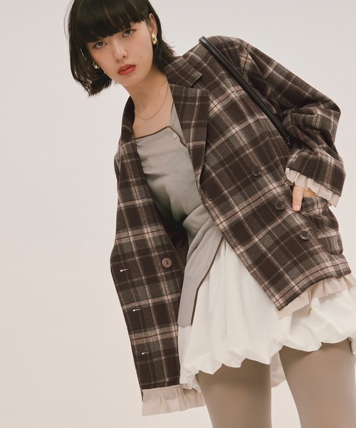 loin nuit ジャケット frill layered design jacket / フリルレイヤードデザイン