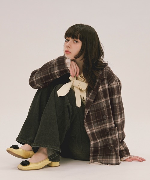 セール】frill layered design jacket / フリルレイヤードデザイン