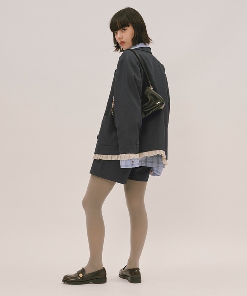 セール】frill layered design jacket / フリルレイヤードデザイン