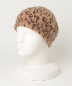 レオパードモヘアベレー帽 ビビアンVivienne Westwood レオパードモヘアベレー帽 ビビアンVivienne Westwood