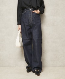 Sirin（シリン）の「【YANUK】JOAN スラブデニムルーズストレート インディゴ（デニムパンツ）」