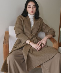 美品✨️ FRAMeWORK 2022年ウールガウンオーバーサイズジャケットコート ジャケット/アウター ガウン」に該当するファッション通販